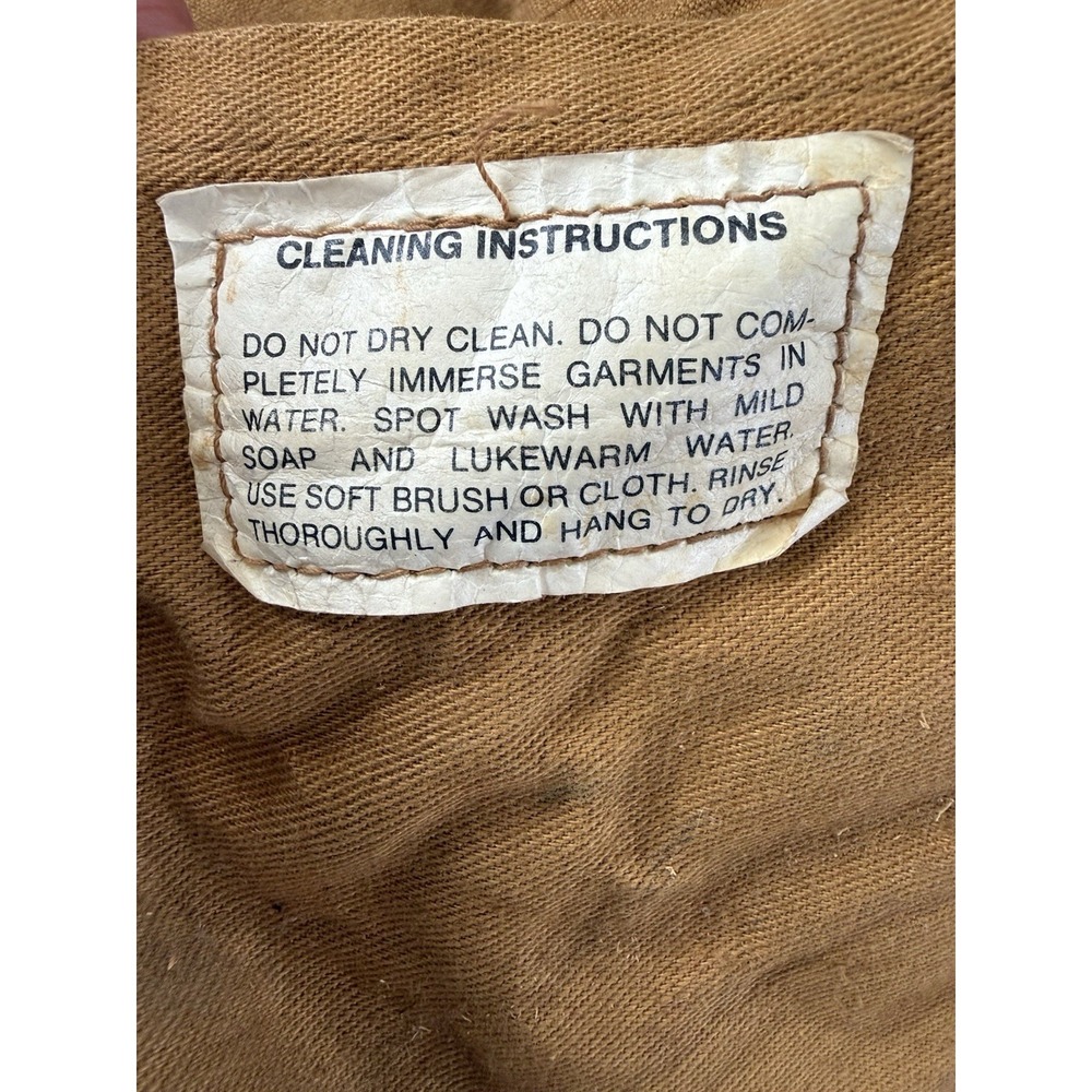 VTG Winchester Hunting Field Jacket Canvas Bird Hunting Cotton L - Picture 10 of 14